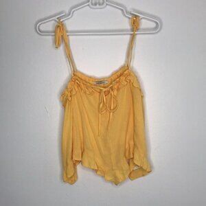 American Eagle Flounce Crop Top